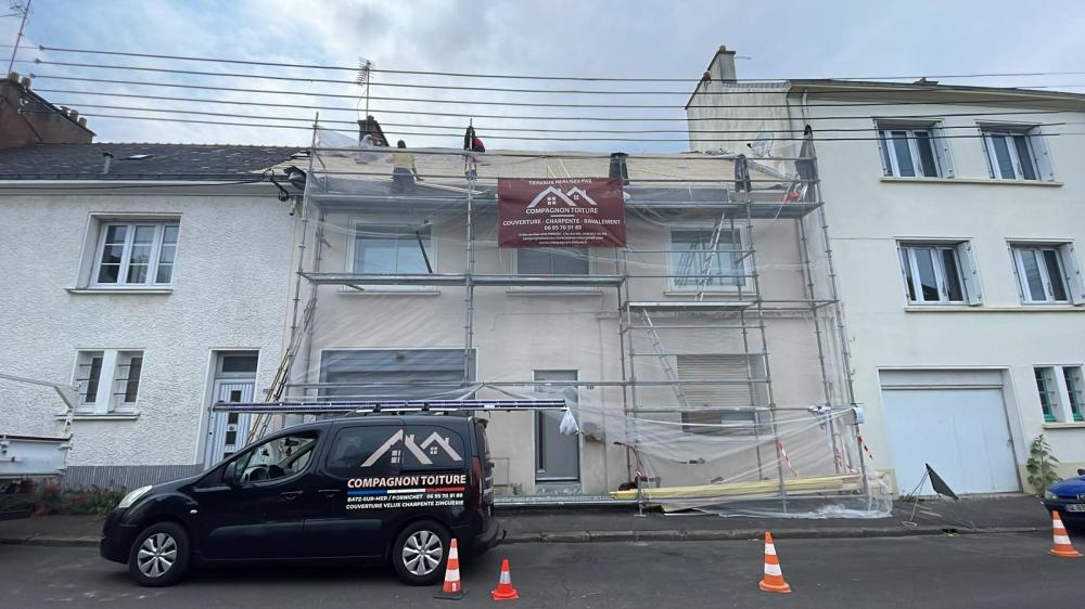 Couvreur à Pornichet  Rénovation toiture, façade et zinguerie 44